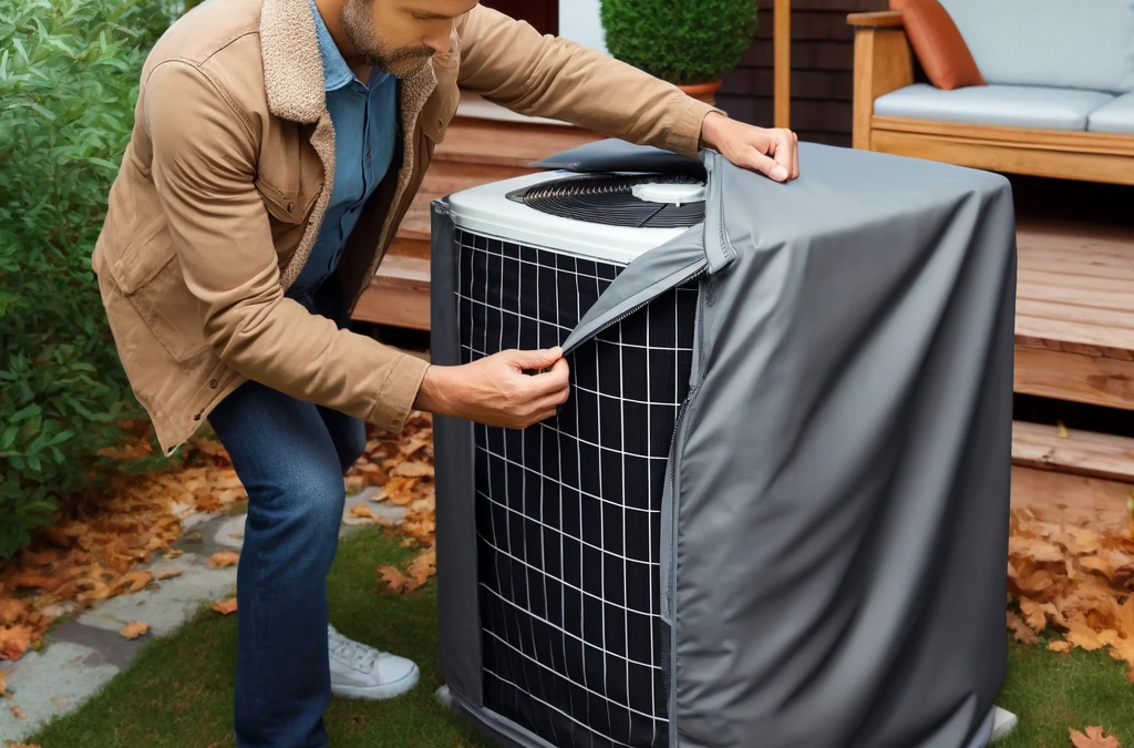 Covering AC Unit for Winter Protection